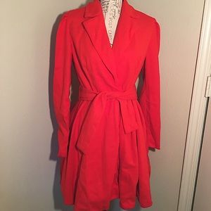 NWOT Red Coat